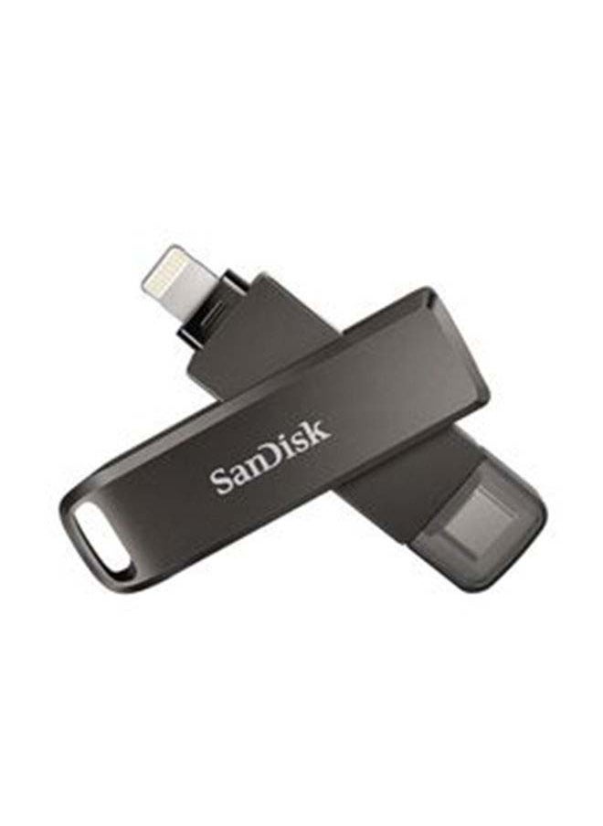 فلاش درايف آي إكسباند فاخر - USB C + Lightning - للآيفون والآي باد، وللأجهزة ذات منفذ USB Type C بما فيها أجهزة الأندرويد 256 GB