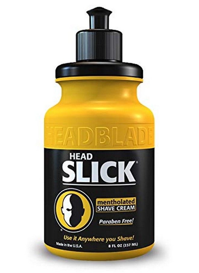 HeadBlade - Atx Men'S Head Shaving Basics Bundle With 8Oz Headslick Cream Razor Blade Refills Close Shave Kit With An Easier And Faster Shave - Image 1