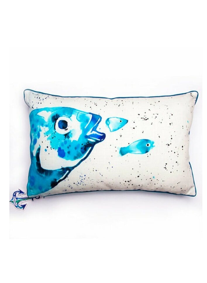 Biggdesign Biggdesign Anemoss Bream Patterned Rectangle Pillow, 100% Cotton Fabric  - Image 2