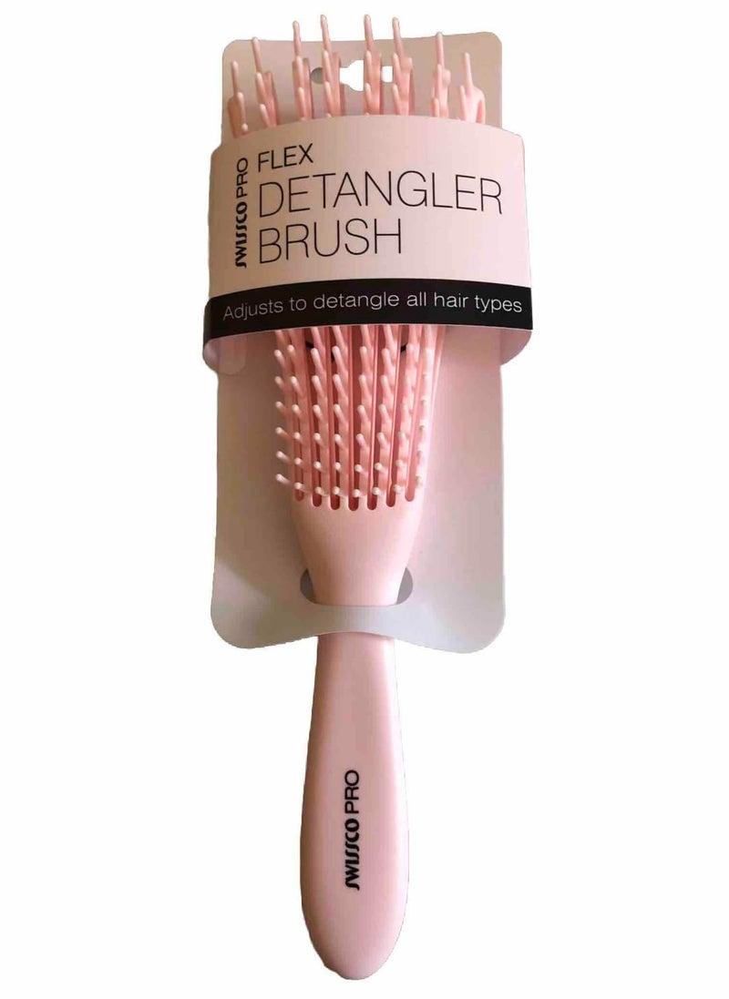 Swissco Pro Flex Detangler Brush Pale Ballet Pink