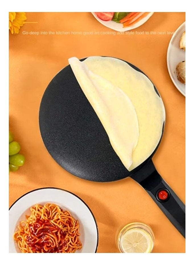 DENX Instant Crepe Maker DX2530 – Handheld Electric Pancake & Crepe Machine, 7‑inch Non‑Stick Surface, Temperature Control, Easy to Clean, Versatile Electric Baking Pan - Image 4