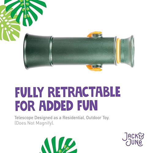Jack and June Signature Green and Yellow Telescope Playset Attachment Featuring 360 Degree Spin - Image 5