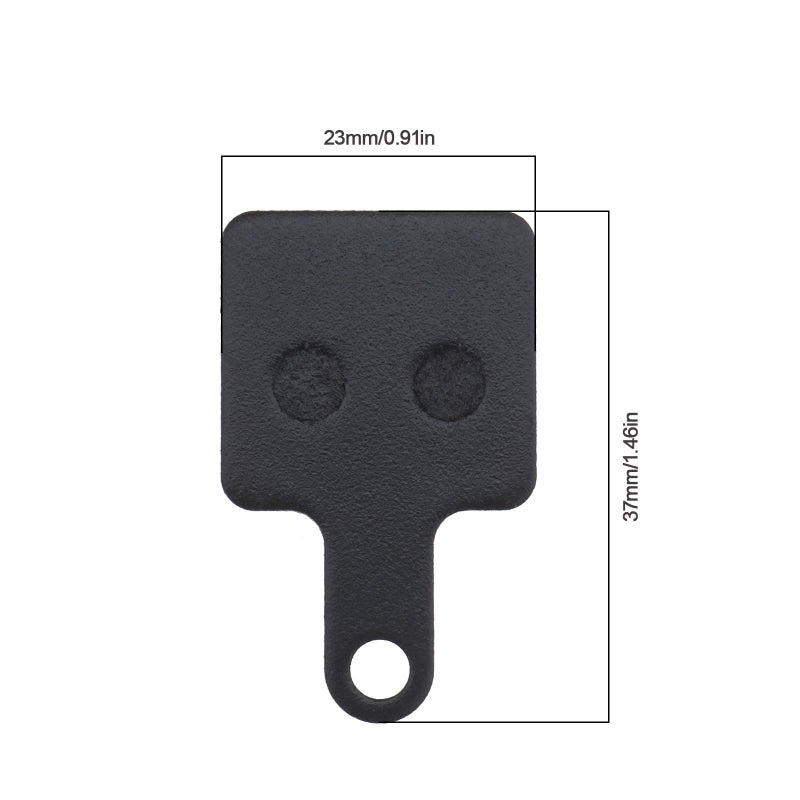 مايكرو تريدرز زوجان من وسادات فرامل قرصية بديلة للدراجات من مايكرو تريدرز، مصنوعة من الراتنج شبه المعدني، متوافقة مع دراجات تيكترو فولانس وأوريجا S20.11 وأوريجا توين ساب وإي-ساب - Image 3