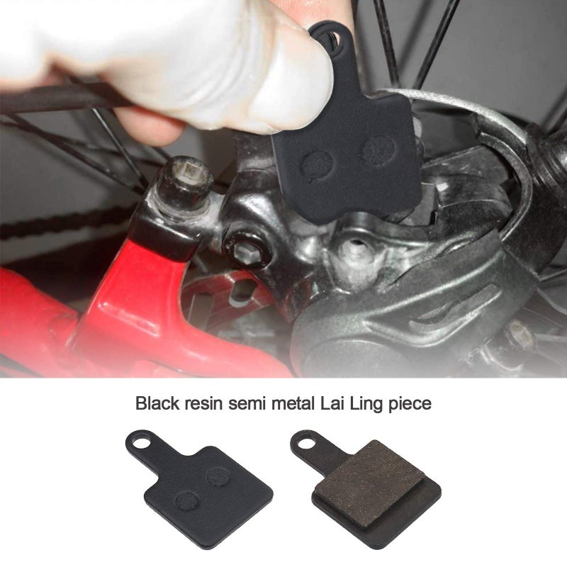 مايكرو تريدرز زوجان من وسادات فرامل قرصية بديلة للدراجات من مايكرو تريدرز، مصنوعة من الراتنج شبه المعدني، متوافقة مع دراجات تيكترو فولانس وأوريجا S20.11 وأوريجا توين ساب وإي-ساب - Image 2