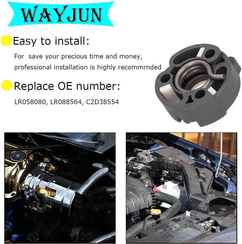 WayJun LR058080 Supercharger Snout 5.0 Compatible with Select Jaguar 2012-2015 XF XJ XFR XKR XKR-S, 2010-2013 Land Rover Range Rover & Sport Models - Image 5