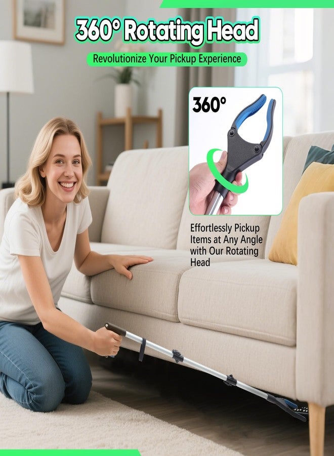 Jmlxiaoya Upgraded 43 Inch Grabber Reacher Tool, Grabbers for Seniors, Extra Long Reacher Grabber Pickup Tool, Anti - Slip Wide Jaw, for Trash Pickup & Surgery Recovery - Image 2