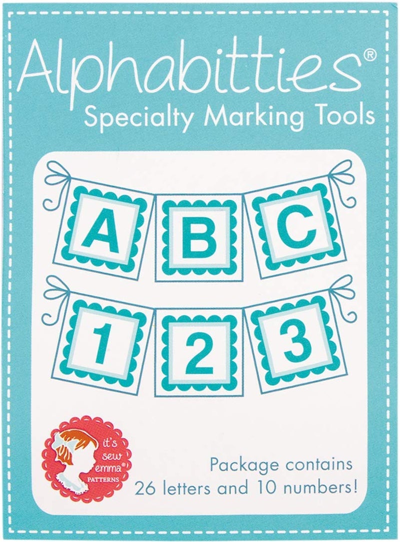 it's sew emma Blue Alphabitties Specialty Marking Tools by Its Sew Emma ISE707 
