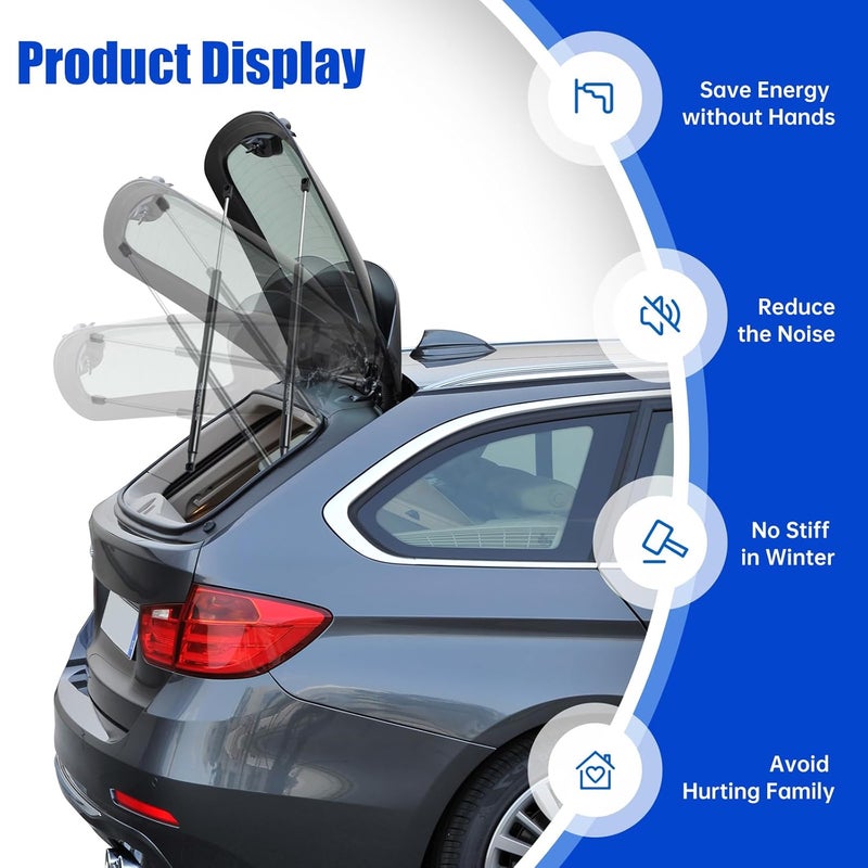 OTUAYAUTO Rear Window Lift Supports for Jeep Wrangler - Image 3