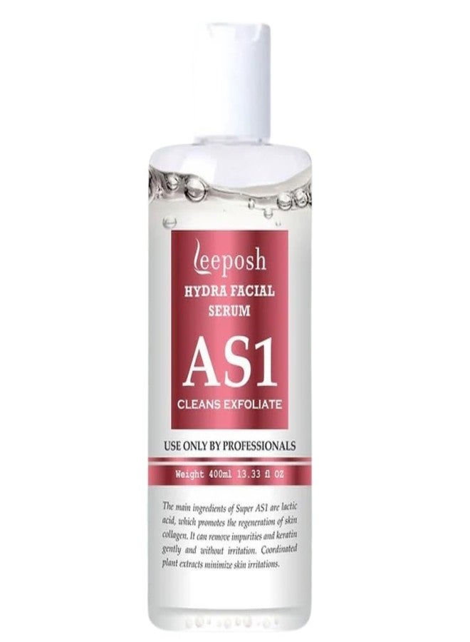Leeposh Hydra Facial AS1 Serum, Cleanse Exfoliate & Gentle Exfoliating Aqua Serum 500ml - Image 1