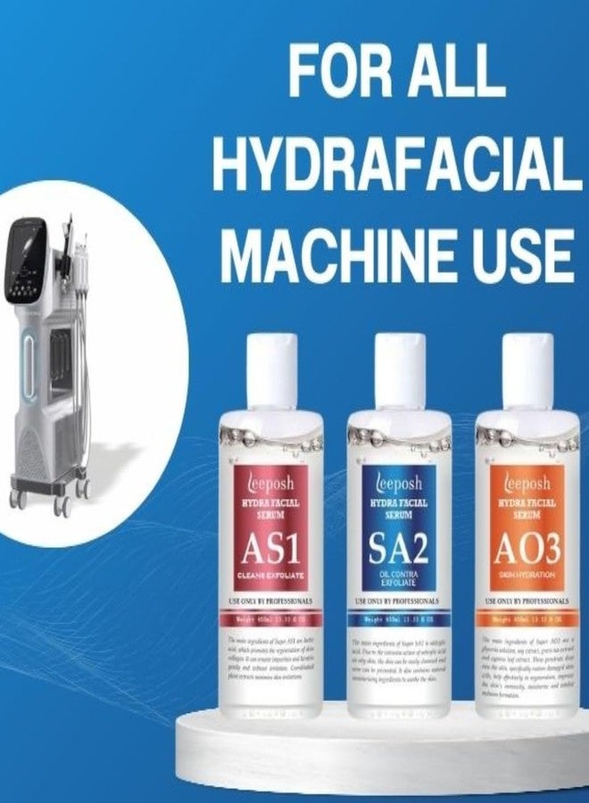 Leeposh Hydra Facial AS1 Serum, Cleanse Exfoliate & Gentle Exfoliating Aqua Serum 500ml - Image 5