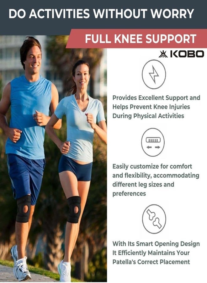 Kobo Knee Support Open Patella (Single Piece) - Image 3