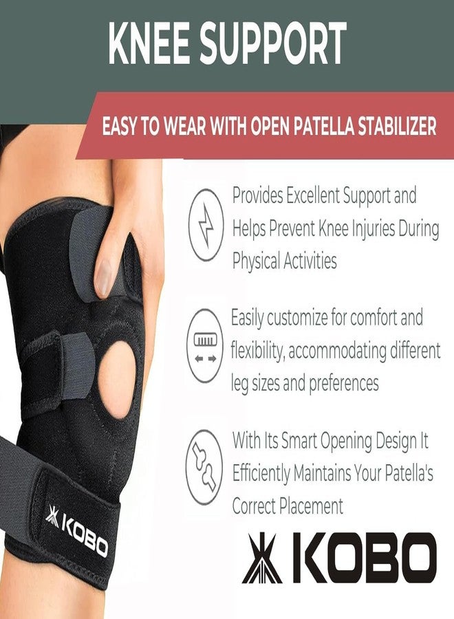Kobo Knee Support Open Patella (Single Piece) - Image 2