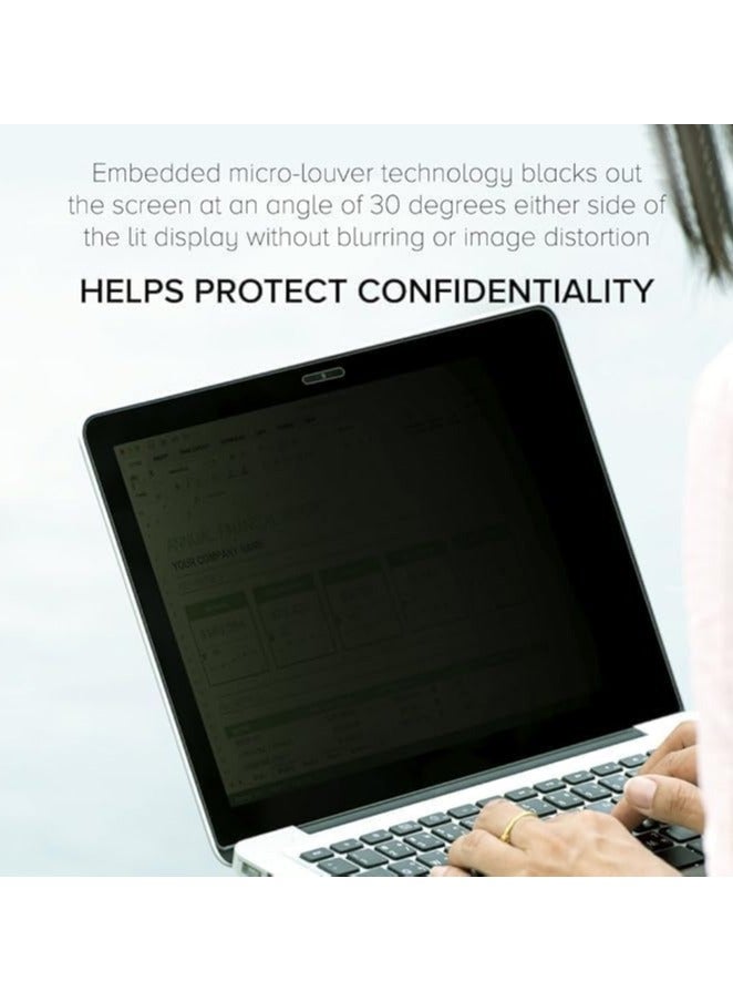 عام "حماية خصوصية للشاشة متوافقة مع لاب توب Honor MagicBook Pro 14 2025 مقاس 14.6 بوصة - فيلم PET ناعم لاصق بالكامل مضاد للتجسس والخدوش" - Image 3