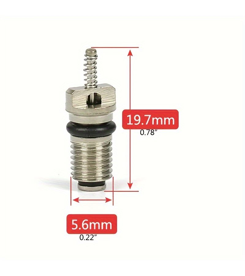 10 قطع سوداء من صمام AC R134A الأساسي لإكسسوارات تكييف الهواء في السيارات - Image 4