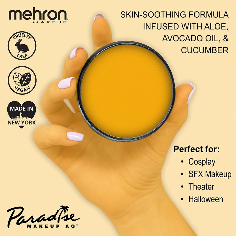 Mehron Paradise Makeup AQ 40g Face & Body Paint (Mango) - Image 2