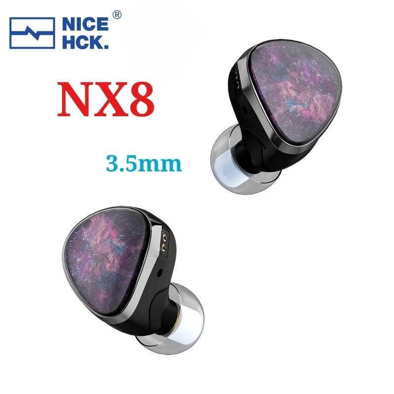 Nicehck NX8 Hi-Fi Hybrid Wired In-Ear Monitor Earphones, 1dd+6ba+1pzt, Detachable, 3.5mm, IEM - Image 1