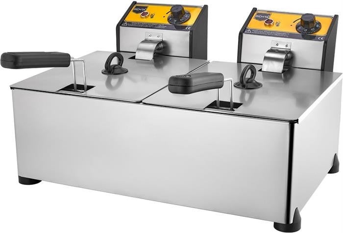 REMTA 5+5 Lt Double Electric Fryer 