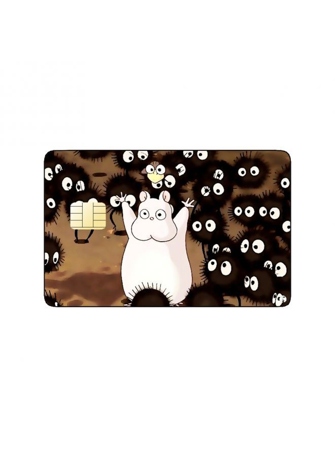 RKN PRINTED BANK CARD STICKER My Neighbour Totoro Anime - Image 1