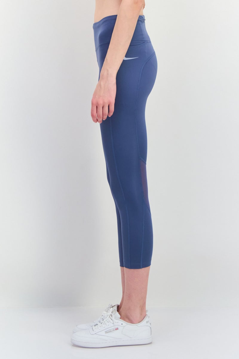 Nike  leggings تدريب ضيقة للنساء، أزرق رمادي - Image 2