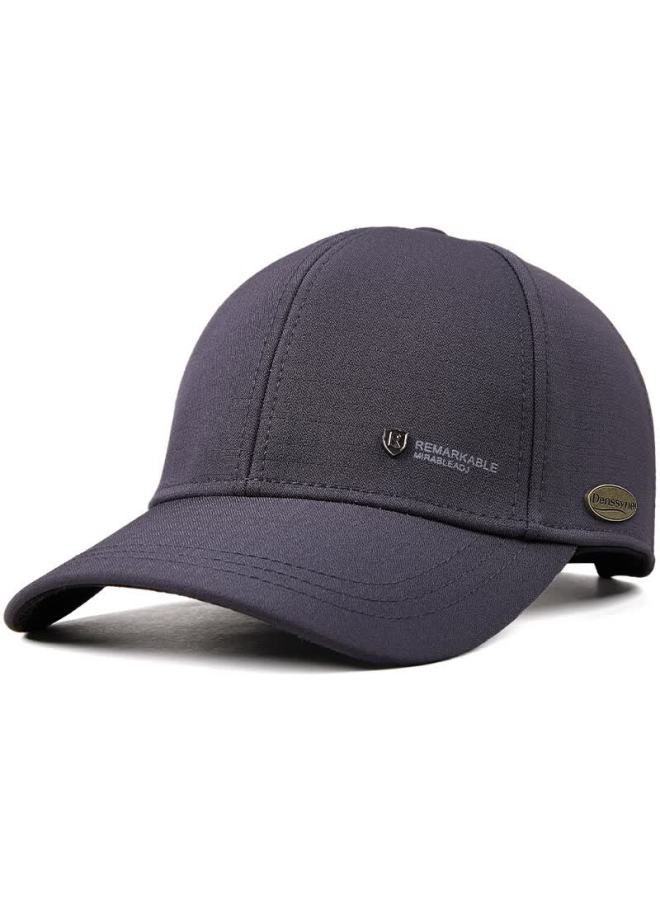 Denssyne Non-fading Baseball Cap For Men, All-season Water-resistant Hiking Hat, Lightweight Summer Outdoor High-end Visor Cap - Image 2