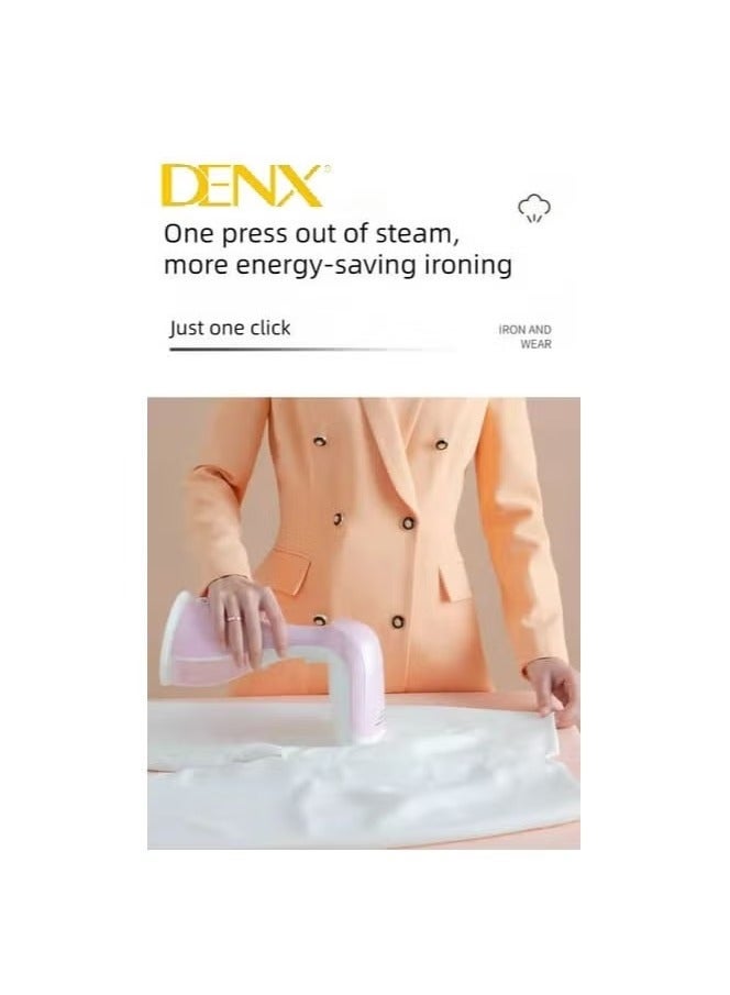 Denx Portable Steam Iron – 30g/min Powerful Steam, 25s Fast Heat-Up, Handheld Garment Steamer for Home & Travel, Vertical & Horizontal Use, Auto Shut-Off - Image 4