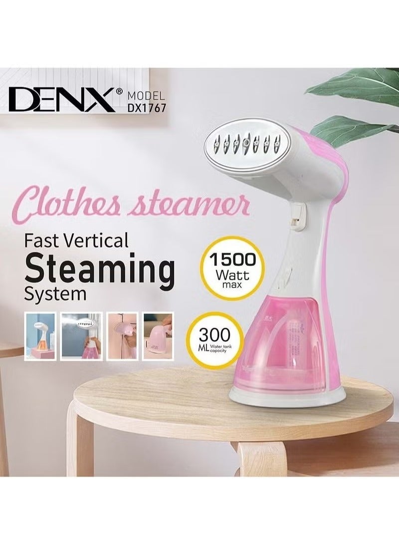 Denx Portable Steam Iron – 30g/min Powerful Steam, 25s Fast Heat-Up, Handheld Garment Steamer for Home & Travel, Vertical & Horizontal Use, Auto Shut-Off - Image 1
