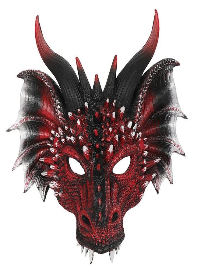 NewL Red Demon Dragon Mask Cosplay Mask Funny Costume Party Supplies 2025 Halloween Decoration for Men Women - Image 1