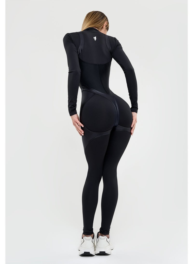 Bona Fide One Piece Workout Jumpsuits for Women - Athletic Romper Jumpsuit with Tummy Control and Lifting for Yoga, Gym - Image 4