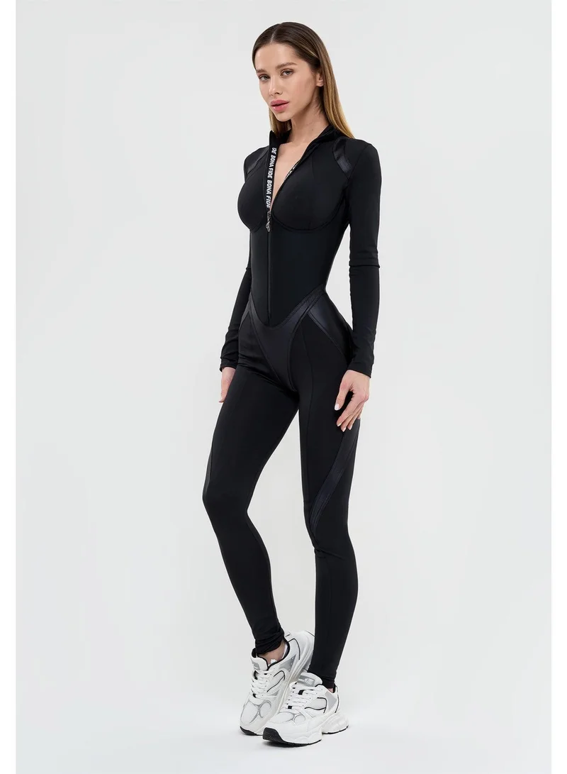 Bona Fide Ideal Suit Black Ideal Suit Gym Jumpsuit for Women for Women | Best Price UAE