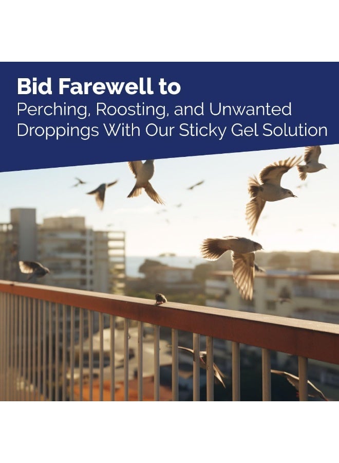 Bird-X Bird Proof Transparent and Repellent Gel 10oz -1 Tube - Image 5