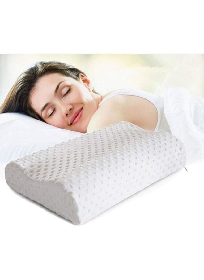 ELTRAZONE Memory Foam Pillow – Orthopedic Contour Pillow for Neck Pain Relief, Cervical Support, and Comfortable Sleep – Ideal for Side, Back, and Stomach Sleepers – Hypoallergenic, Ergonomic, and Breathable – 50x30cm - Image 1
