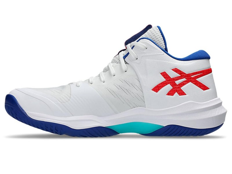 ASICS Mens Sky Elite FF MT 3 White/Asics Blue Indoor Court Shoes - 8 UK (1051A094.960) - Image 2