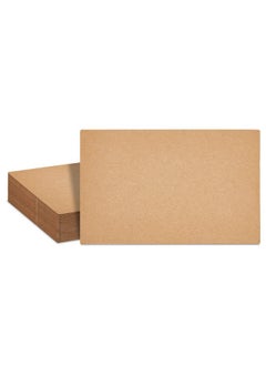 Juvale Blank 3X5 Kraft Paper Index Cards Note Cards For Home Office Recipes School Learning Studying Crafts Diy Standard Size Heavy Weighted Card Stock (100 Pack) Brown  - Image 5