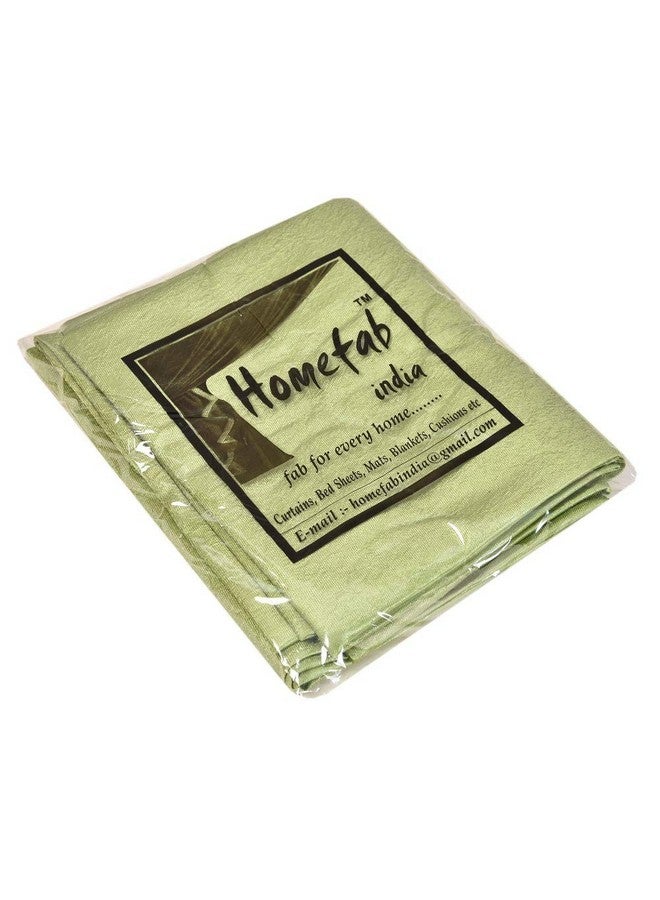 Homefab India Royal Silky Grommet Long Door Curtain - 8 feet, Green - 2 Piece - Image 3