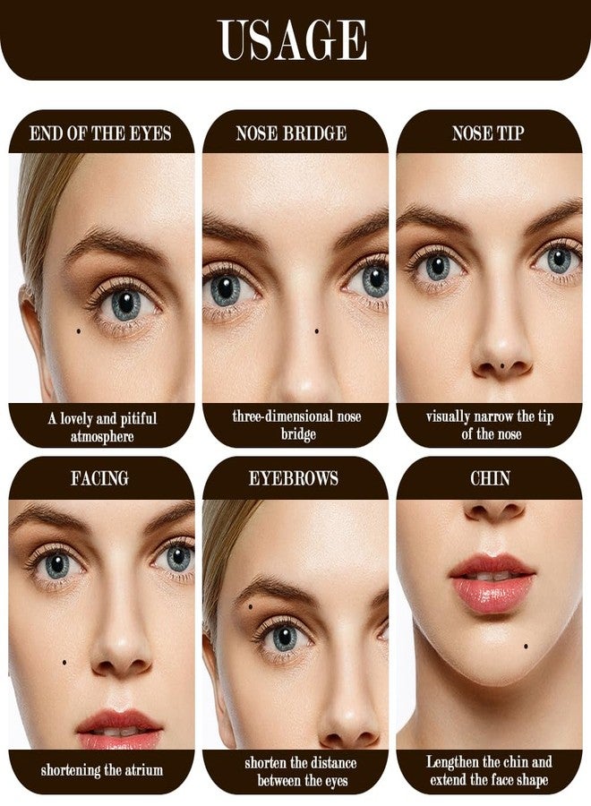 WALLFID Lacrimal Nevus Pen - Magical Spot Creation, Waterproof, Small Round Head, Natural Brown - Image 4