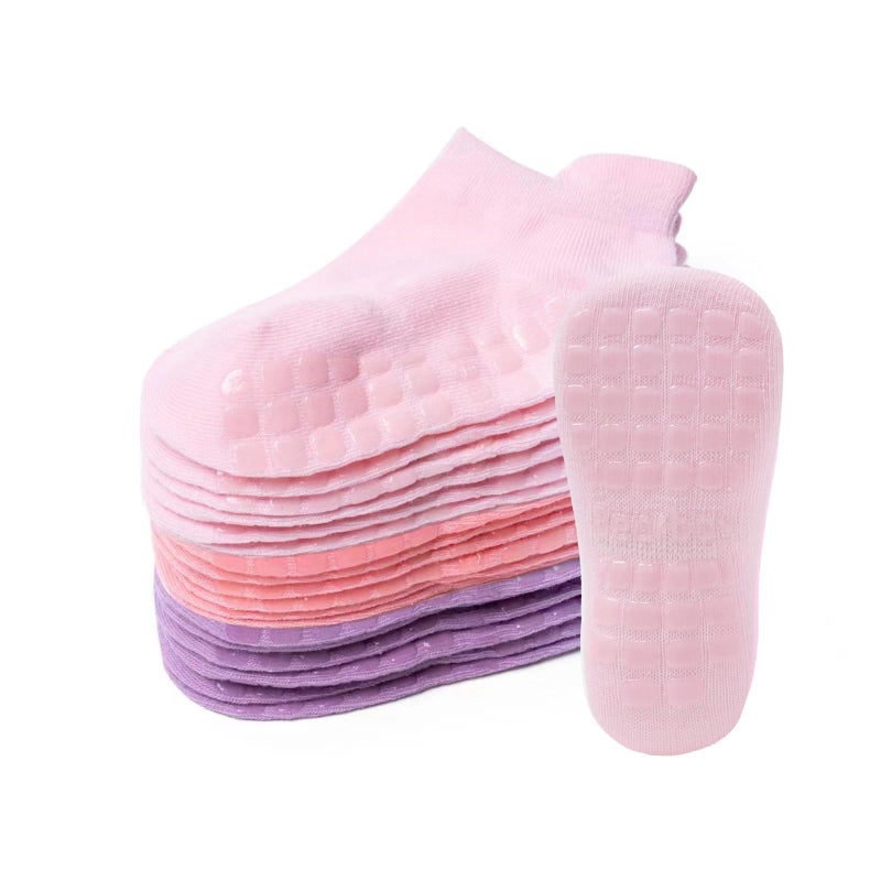 Bearbay Baby Non Slip Ankle Socks with Grippers (9 Pair) for 0 months-7 years old Walking Socks for Infant Toddler Kids Boys Girls - Image 1