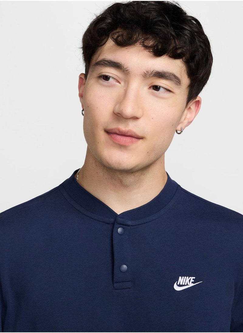Nike Henley Club Hoodie - Image 3