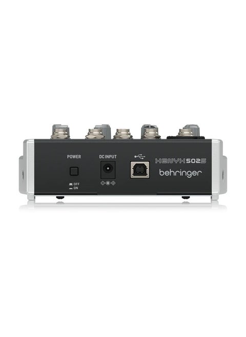 Behringer 502S Mixer Audio 5 CH (1Mono & 2 Stereo) with USB Streaming Interface