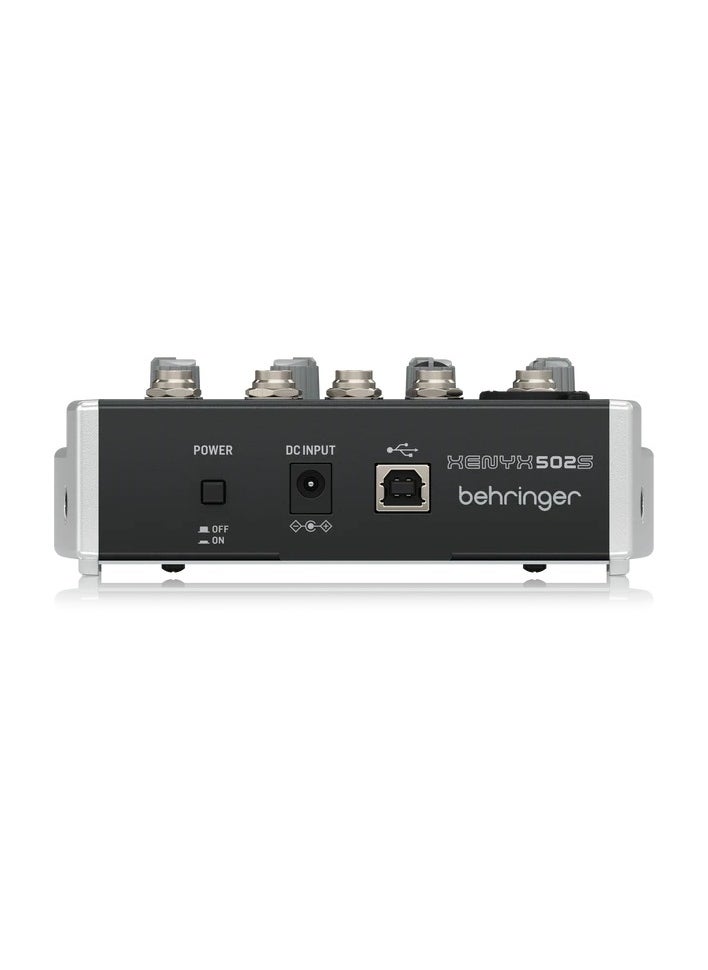 behringer Behringer 502S Mixer Audio 5 CH (1Mono & 2 Stereo) with USB Streaming Interface  - Image 1