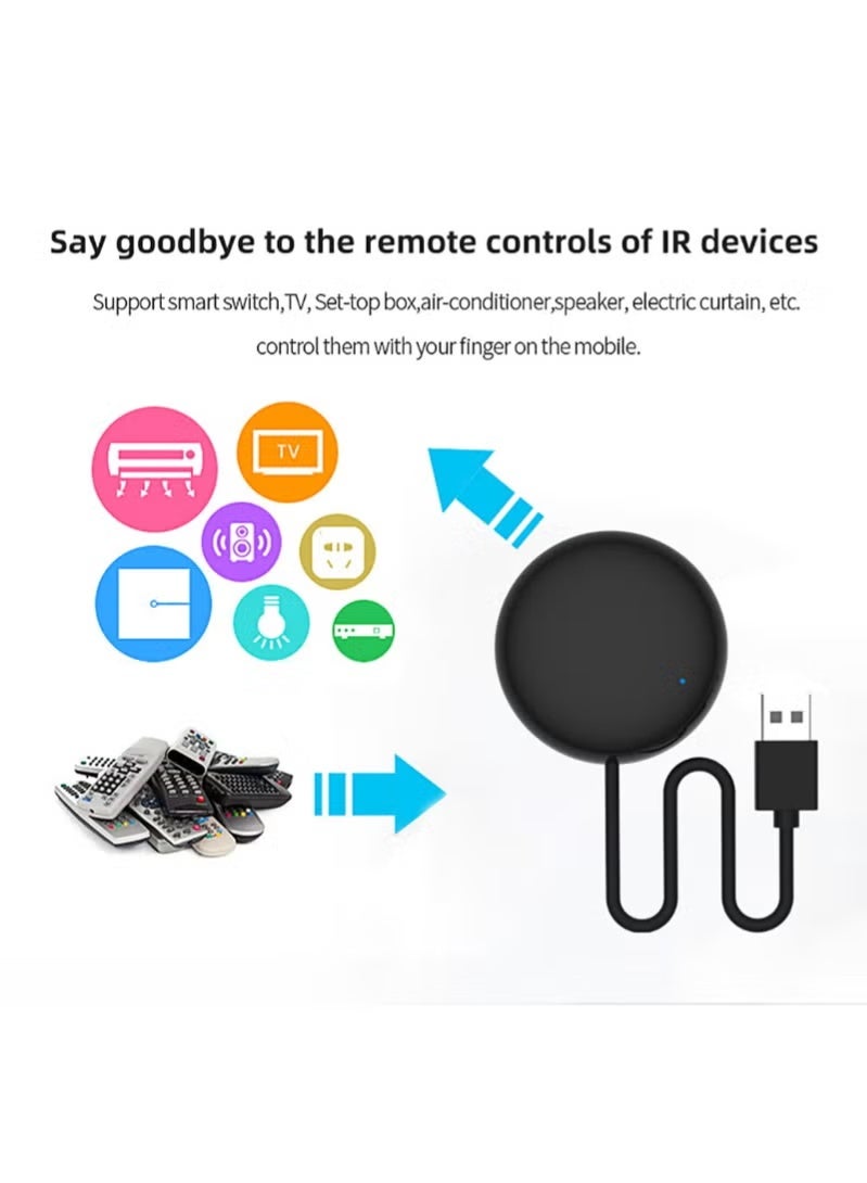 Tuya Smart Wi-Fi Infrared (IR) Remote Controller – Universal Smart Home Control for AC, TV, Alexa, Google Home & Siri Voice Control - Image 4