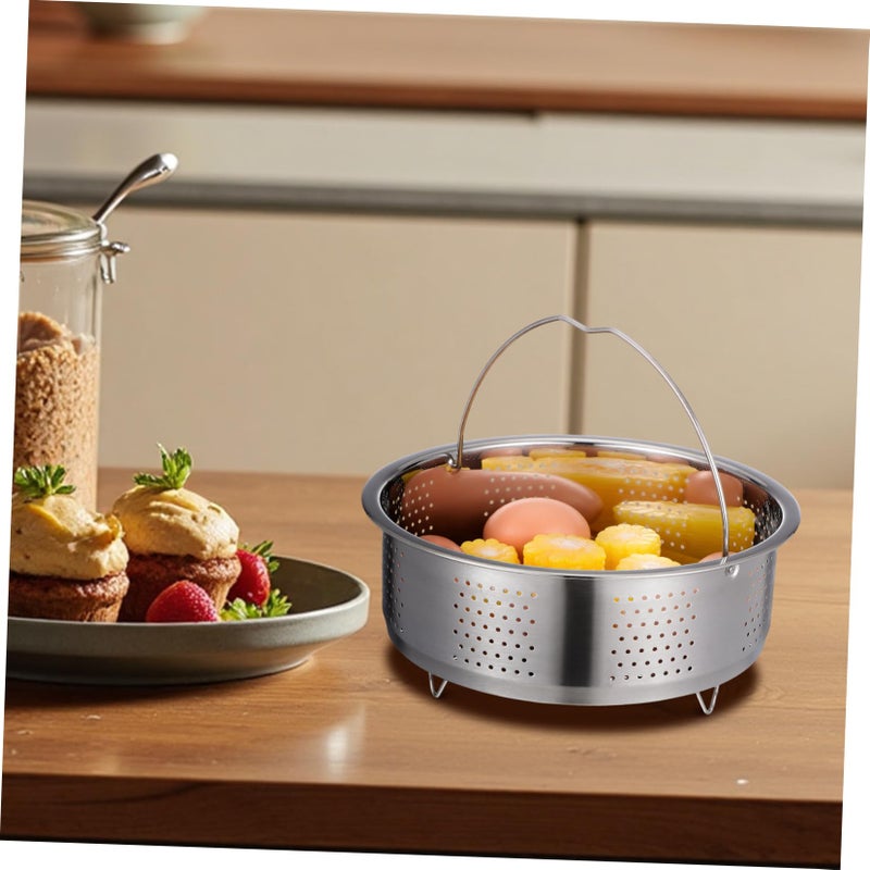 Large Stainless Steel Steamer Basket For Rice Cooker Pot Fine Ventilation Heat Resistant - Image 3