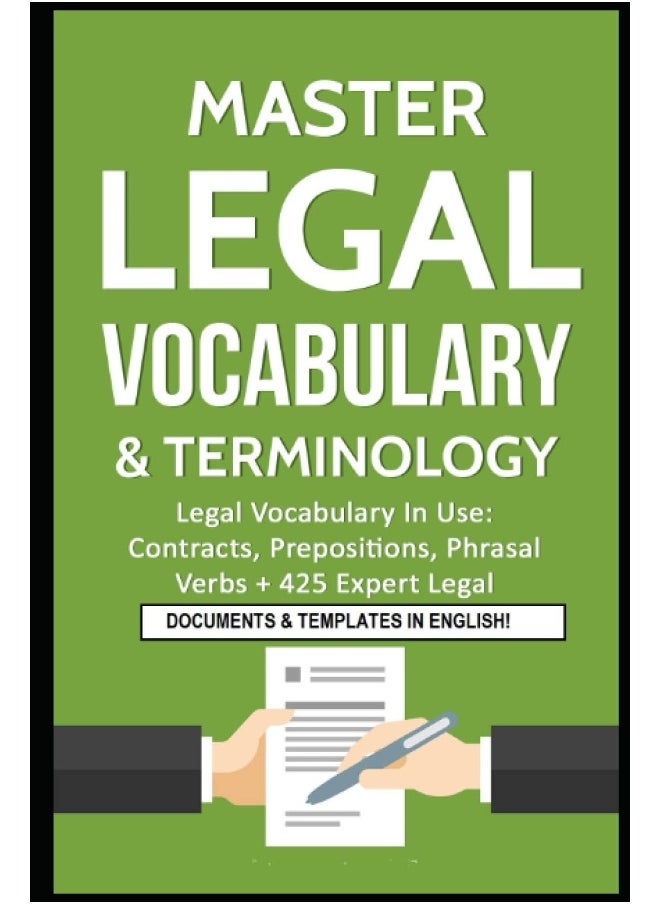null - Master Legal Vocabulary & Terminology- Legal Vocabulary In Use: Contracts, Prepositions, Phrasal Verbs + 425 Expert Legal Documents & Templates In English!: 1 - Image 1