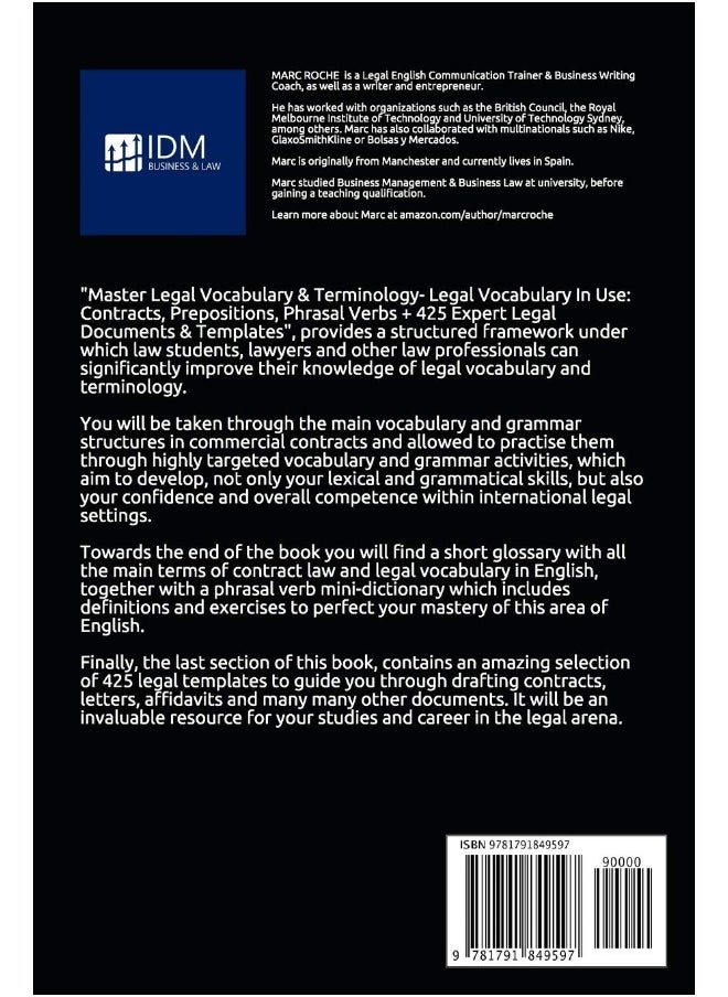 null - Master Legal Vocabulary & Terminology- Legal Vocabulary In Use: Contracts, Prepositions, Phrasal Verbs + 425 Expert Legal Documents & Templates In English!: 1 - Image 1