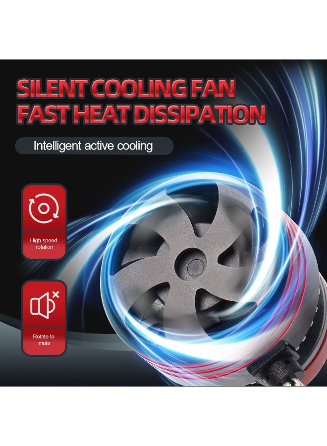 LEFAFA 9005/HB3 LED Headlight Bulb, 3000LM Super Brighter 6000K Cool White, 9005 HB3 Fog Light Bulbs Combo, Drivng Light Bulbs, Plug and Play, IP68 Waterproof, Pack of 2 - Image 4