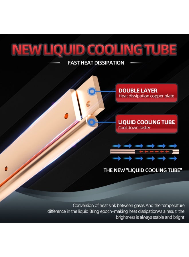 LEFAFA 9005/HB3 LED Headlight Bulb, 3000LM Super Brighter 6000K Cool White, 9005 HB3 Fog Light Bulbs Combo, Drivng Light Bulbs, Plug and Play, IP68 Waterproof, Pack of 2 - Image 5