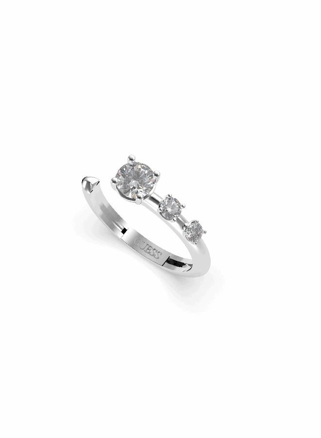 Open White Ring