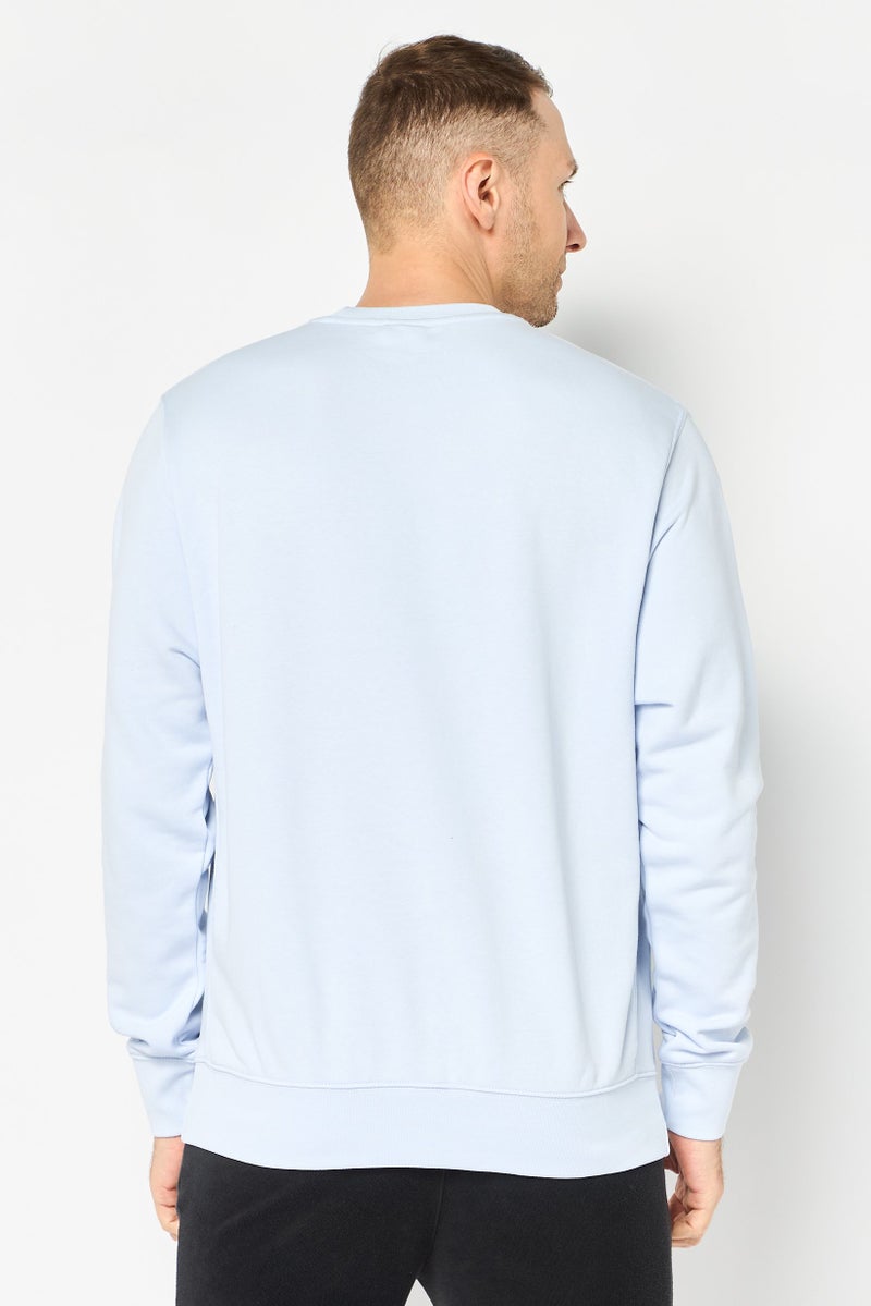 Nike Men Sportswear Fit Long Sleeve Outdoor Sweatshirt, Light Blue - Image 4