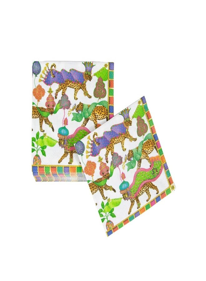 Caspari Kasbah Cocktail Napkins - 20 Per Package - Image 3