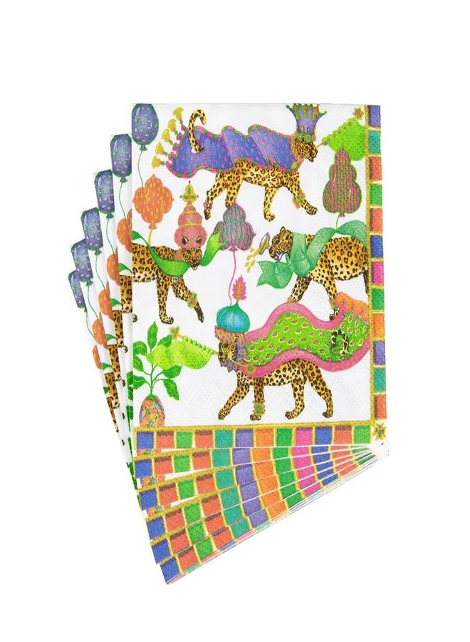 Caspari Kasbah Cocktail Napkins - 20 Per Package - Image 2
