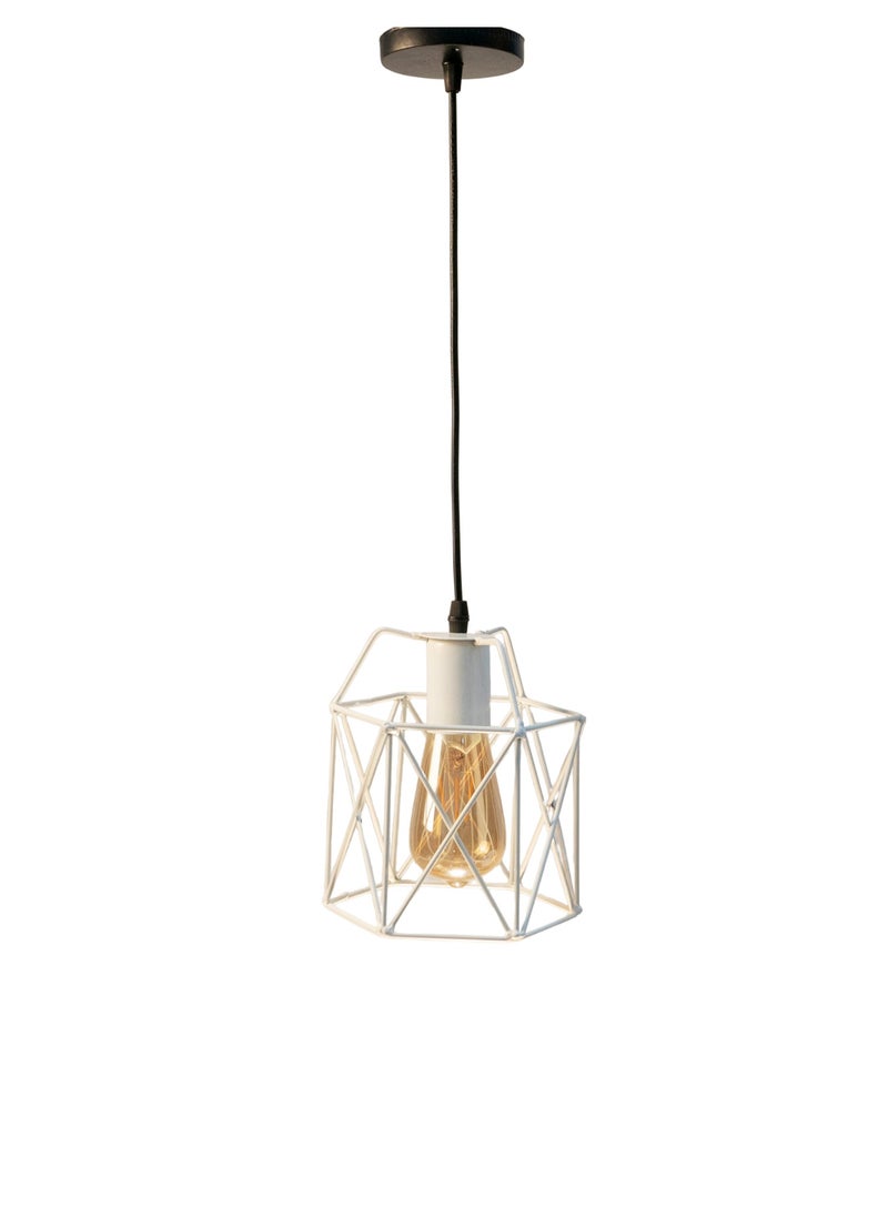 Generic white metal lighting pendant 